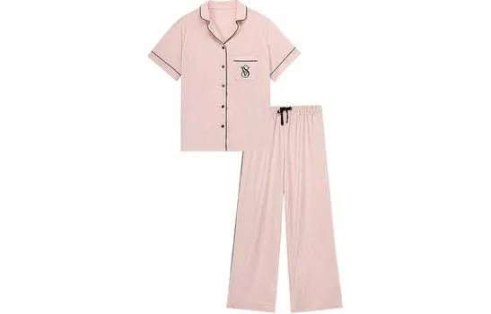 Пижамный комплект VICTORIA'S SECRET, женский, элегантный, розовый