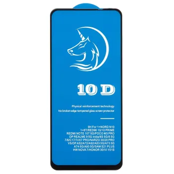 Защитное стекло Activ Clean Line для экрана смартфона Huawei Honor X8a, FullScreen, поверхность глянцевая, черная рамка, 3D (215314)