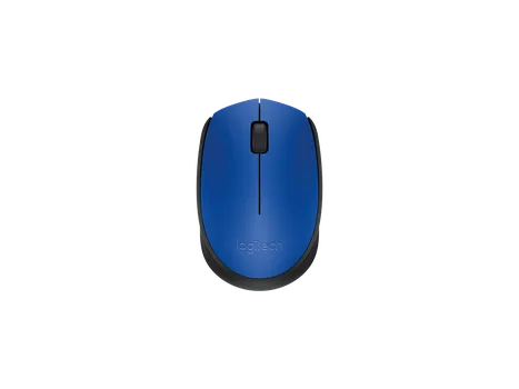 Мышь беспроводная Logitech M170, 1000dpi, оптическая светодиодная, USB, синий (910-004647)
