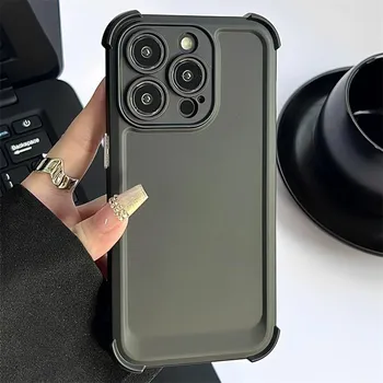 Роскошный противоударный чехол из жидкого силикагеля для iPhone 15 14 13 12 11 Pro Max Plus, чехлы-бамперы For iPhone 11
