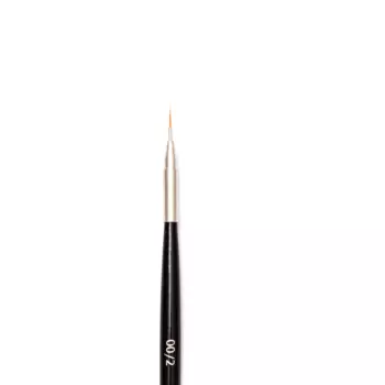 Кисть для дизайна nail art nylon, 6 мм №00/2 №3592