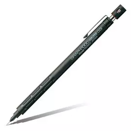 Карандаш механический проф-ный Pentel "Graph1000 forPro" 0,3 мм, черный корпус