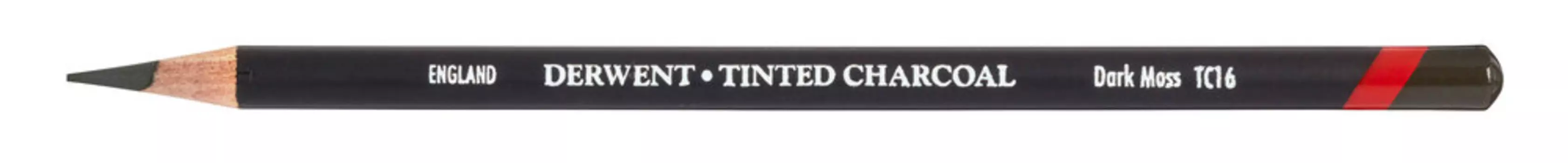 Карандаш угольный тонированный Derwent "Tinted Charcoal" Темно-зеленый мох