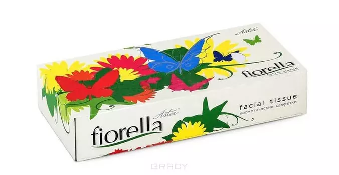Igrobeauty, Салфетки бумажные двухслойные, Fiorella, 100 шт