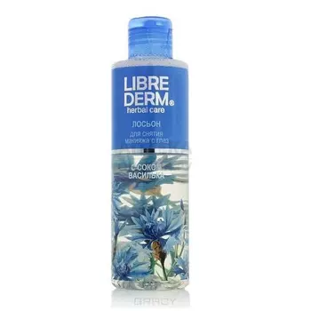 Librederm, Лосьон для снятия макияжа с глаз с соком василька, 200 мл