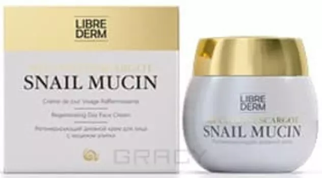 Librederm, Регенерирующий дневной крем для лица Муцин улитки, 50 мл