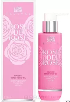 Librederm, Возрождающий тоник-гель детокс Rose de rose, 150 мл