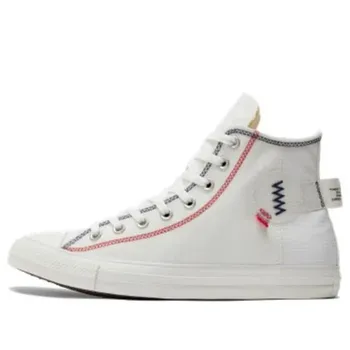 Кроссовки chuck taylor all star high 'logo tag - vintage white' Converse, белый