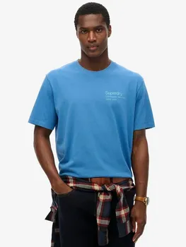Футболка с логотипом core city Superdry, цвет Monaco Blue