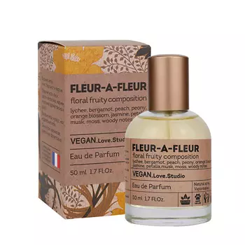 VEGAN.LOVE.STUDIO Парфюмерная вода женская Fleur-a-Fleur пион жасмин дерево 50.0