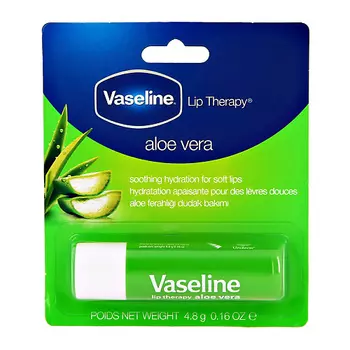 VASELINE Бальзам для губ LIP THERAPY с экстрактом алоэ вера (в стике) 4.8