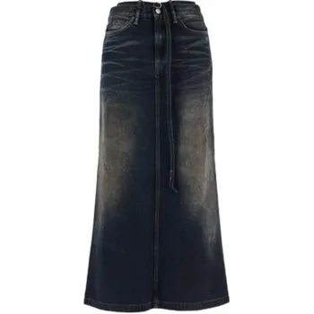 Юбка макси с поясом Acne Studios, синий