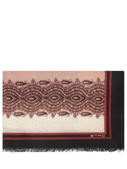 Палантин из шерсти и кашемира ETRO