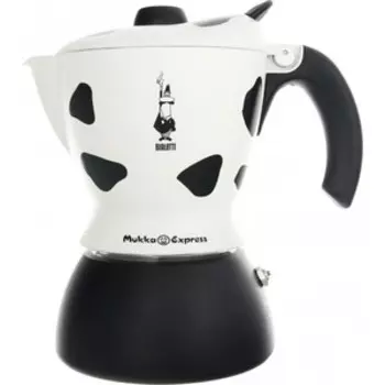 Гейзерная кофеварка Bialetti Mukka Express, 3418, 2 п, пятнистая