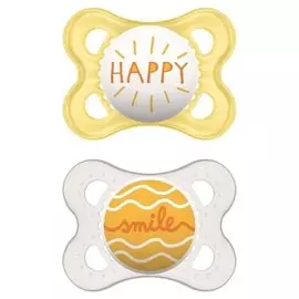Пустышка из латекса и контейнер для стерилизации, хранения и переноски Original Happy Thoughts