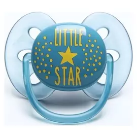 Пустышка Ultra Soft, Hello Star, 6-18 мес, 1 шт, для мальчиков