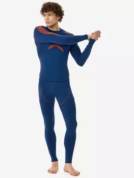 Комплект термобелья VIKING Primeone Man Set Navy/Orange, Синий