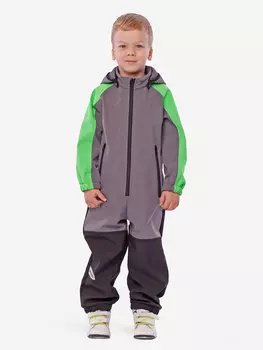 Комбинезон из софтшелла детский UKI KIDS, Зеленый