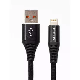 Кабель appacs (рус.) ap03156i , lightning (for iphone), 5v/2.4a, 1 метр 6971252250434