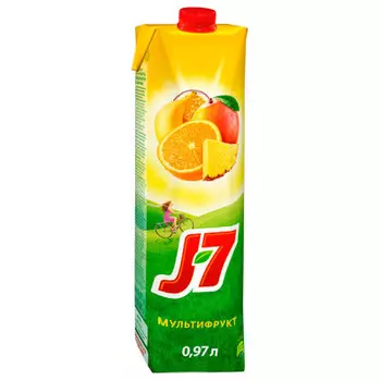 Нектар J7 0,97л мультифруктовый
