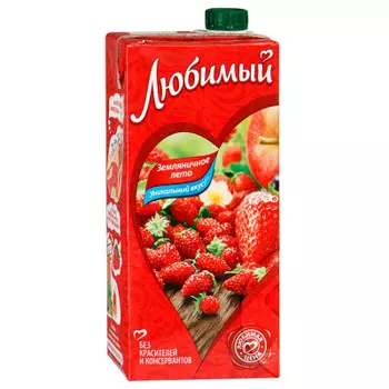 Нектар любимый 1.93 л земляничное лето