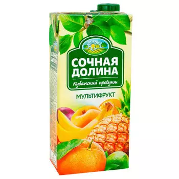 Нектар Сочная долина 0,95л мультифрукт