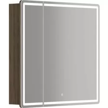 Зеркальный шкаф Sancos Mirror 80х75 подсветка, сенсор, дуб чарльстон (MI80ECH)
