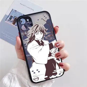 Чехол для телефона Kimetsu no Yaiba Demon Slayer с аниме для iPhone 13 12 11 Mini Pro XR XS Max 7 8 Plus X, прозрачный чехол Kamado Nezuko iPhone12