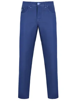 Джинсы Regular Fit из хлопка и шелка