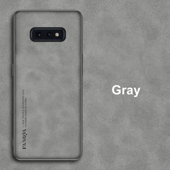 Роскошный кожаный чехол для Samsung Galaxy S10E S10 Plus S10 5G, силиконовый чехол для телефона Samsung S10 E + S10Plus S 10, чехол For Samsung S10E коричневый