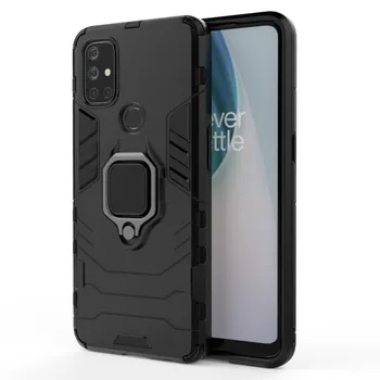 Жесткий противоударный чехол для телефона из ТПУ Hybird Armor для One Plus Oneplus Nord N200 CE N100 N10 5G 9 Pro 9R, силиконовая рамка, задняя крышка с подставкой и магнитным кольцом For oneplus 9