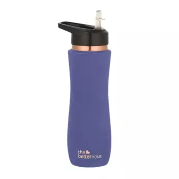 Медная бутылка фиолетовая (700 мл), Copper Water Bottle Purple, произв. The Better Home