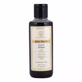 Масло для волос с Трифалой: против перхоти (210 мл), Triphala Herbal Hair Oil, произв. Khadi Natural