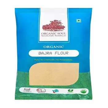 Мука из органического Жемчужного проса (500 г), Organic Bajra Flour, произв. Organic Soul