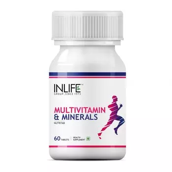 Мультивитамины и минералы (60 таб), Multivitamin & Multiminerals, произв. INLIFE