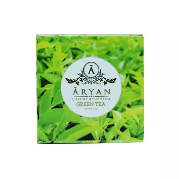 Мыло с Зеленым чаем (100 г), Green Tea Soap, произв. Aryan