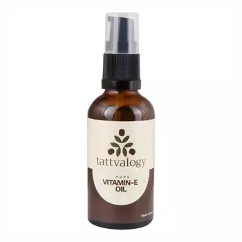 Масло с Витамином Е (50 мл), Pure Vitamin-E Oil, произв. Tattvalogy