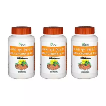 Набор Амла Чурна (3 х 100 г), Amla Churna Set, произв. Patanjali