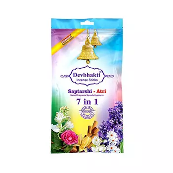 Набор ароматических палочек 7 в 1 (145 шт), Devbhakti Incense Sticks Saptarshi - Atri 7 in 1, произв. Pitambari