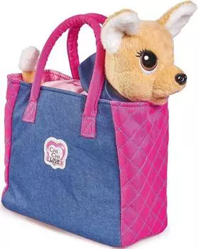 Мягкая игрушка Simba Chi-Chi love. Плюшевая собачка. Городская мода