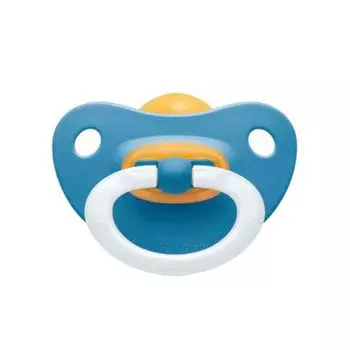NUK Пустышка 0-6 мес. латексная ортодонтическая, SOFT 10725221/4