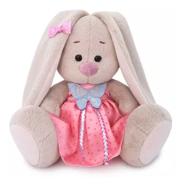Мягкая игрушка BUDI BASA SidX-314 Зайка Ми в сарафане с бабочкой 15см