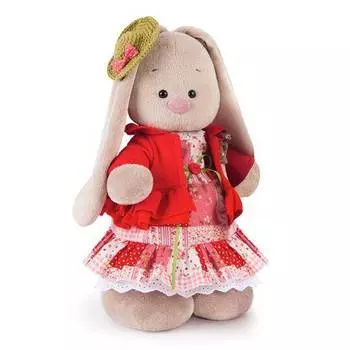 Мягкая игрушка BUDI BASA StM-217 Зайка Ми Маково-красный 32 см