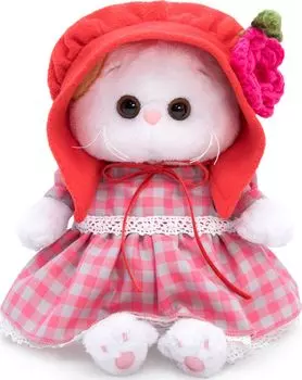 Мягкая игрушка Budi Basa Кошечка Ли-Ли Baby в красной шапочке, 20 см