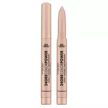 Стойкие тени-карандаш Color Power Eyeshadow тон 02 светло-золотой, 1,4 г