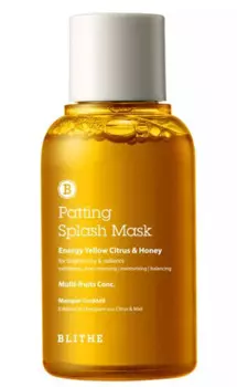 Сплэш-маска для сияния «Энергия цитрус и мед» Patting Splash Mask Energy Yellow Citrus &amp; Honey, 70 мл