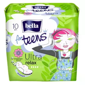 Супертонкие ароматизированные прокладки для подростков Ultra Relax, 10 шт