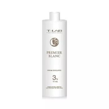 T-Lab Professional Premier Blanc Cream Developer 3% 10 Vol. - Крем-проявитель (окислитель) 3% (10 Vol) 1000 мл
