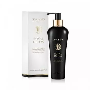 T-Lab Professional Royal Detox DUO Shampoo - ДУО-шампунь для абсолютной гладкости волос 300 мл