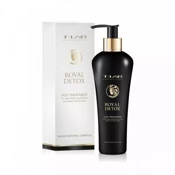 T-Lab Professional Royal Detox DUO Treatment - ДУО-уход для абсолютной гладкости волос 300 мл